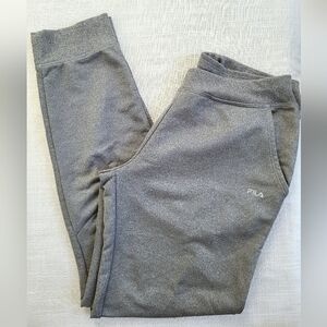 Fila Heather Gray Sweatpants For Women - Medium